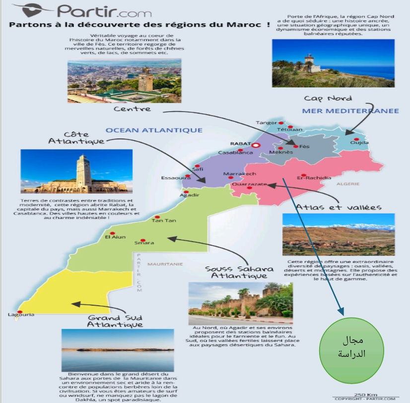 المقاربة الكارطوغرافية ودوره في تنمية السياحة الاستشفائية: أمثلة من المجال الأطلسي والواحي في المملكة المغربية