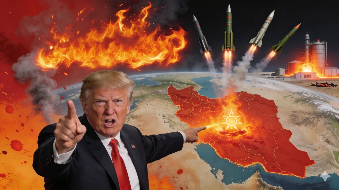 هل ينفذ "البرتقالي" تهديده ويمحو إيران من الخريطة؟!